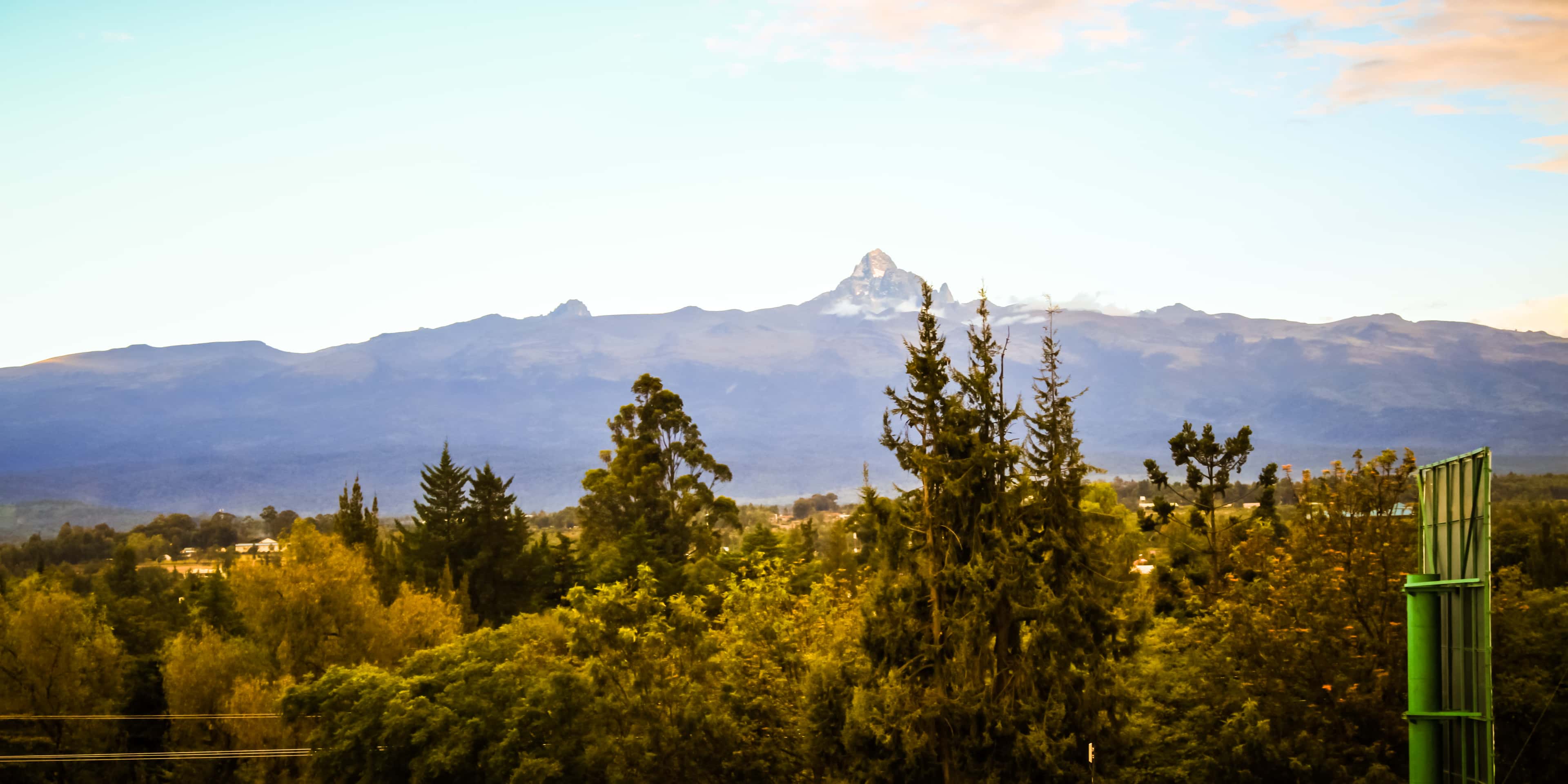 Glacial tarns above the Mt Kenya treeline.